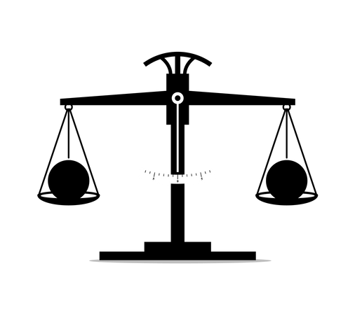 Equality in justice  Illustration
