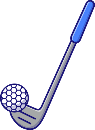 Equipamento de golfe  Ilustração