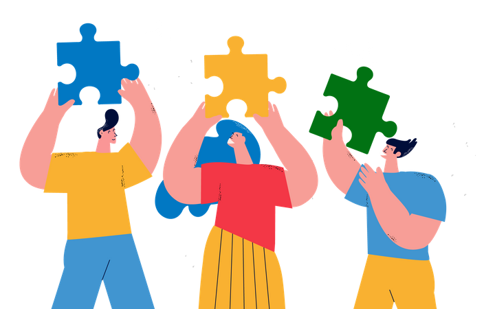 Equipe de negócios  Ilustração