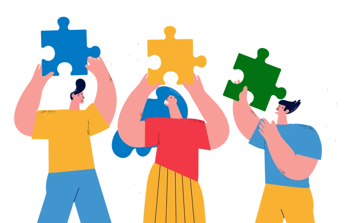 Equipe de negócios  Ilustração