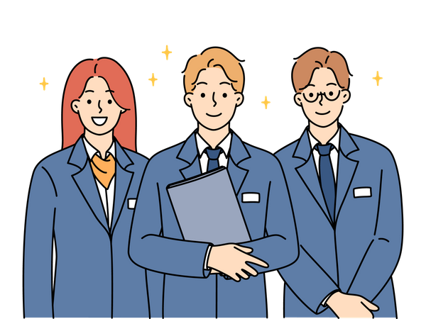 Equipe de negócios  Ilustração