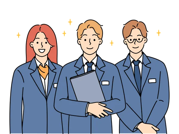 Equipe de negócios  Ilustração