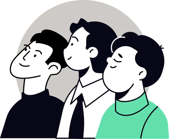 Equipe de recursos humanos empresariais  Ilustração