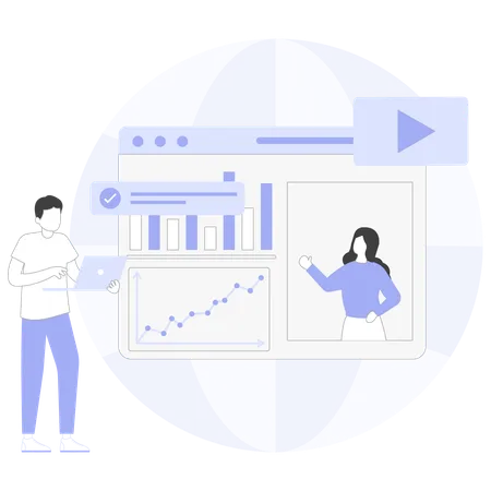 Equipe discute sobre o projeto  Ilustração