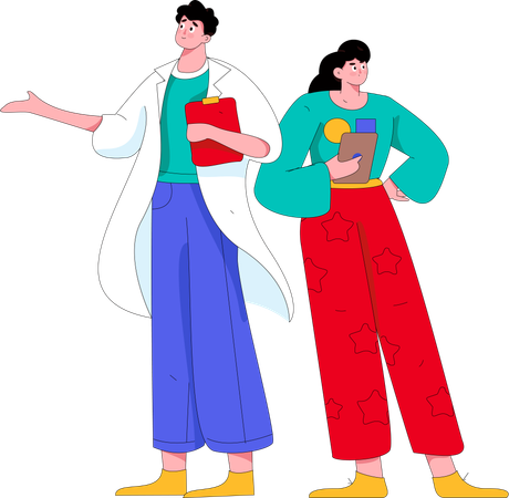 Equipe médica  Illustration