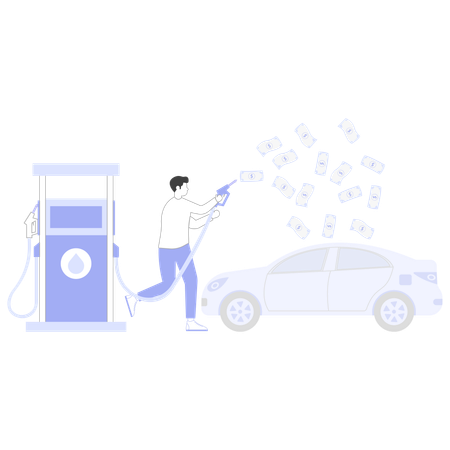 Equipo de abastecimiento de combustible  Ilustración