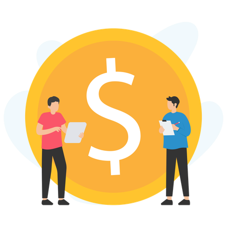 Equipo de finanzas  Ilustración