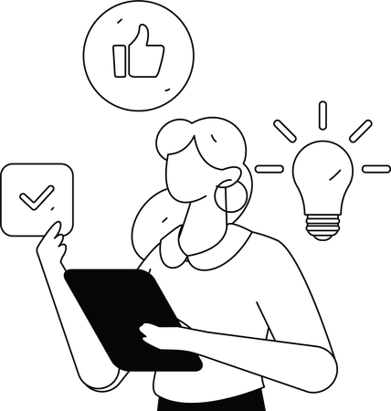 Equipo de negocios haciendo discusión  Ilustración