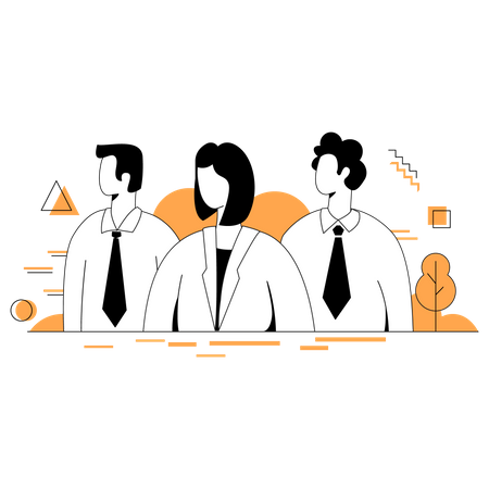 Equipo de ventas  Ilustración