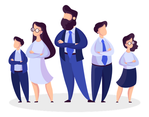 Equipo de negocios  Illustration