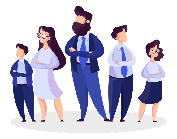 Equipo de negocios  Illustration