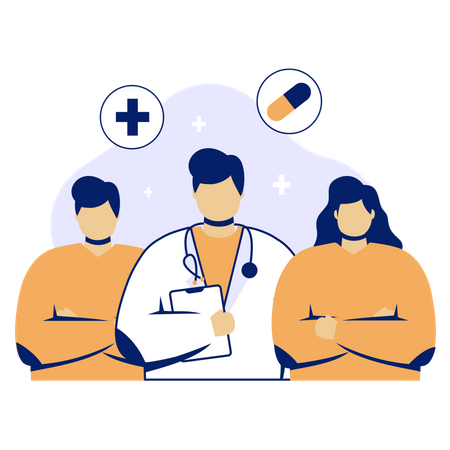 Equipo medico  Ilustración