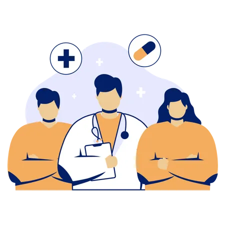 Equipo medico  Ilustración