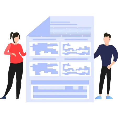 Equipo trabajando en programación de software.  Ilustración
