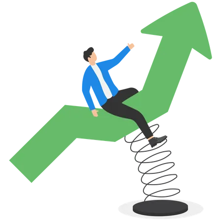 Aproveitando a tendência de alta do mercado  Ilustração