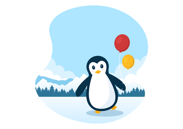 Erhalt der Pinguinpopulation  Illustration