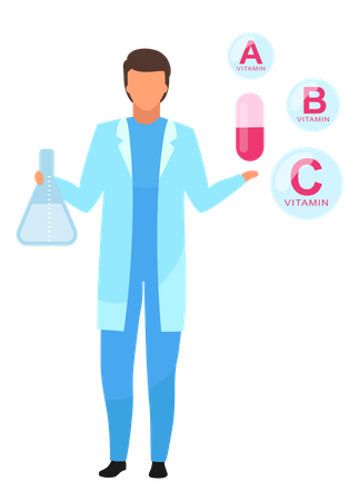 Ernährungswissenschaftlerin erklärt synthetische Vitaminbestandteile  Illustration