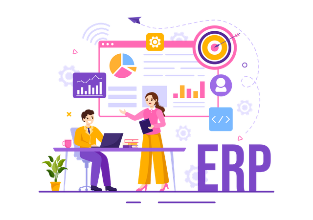 ERP  일러스트레이션