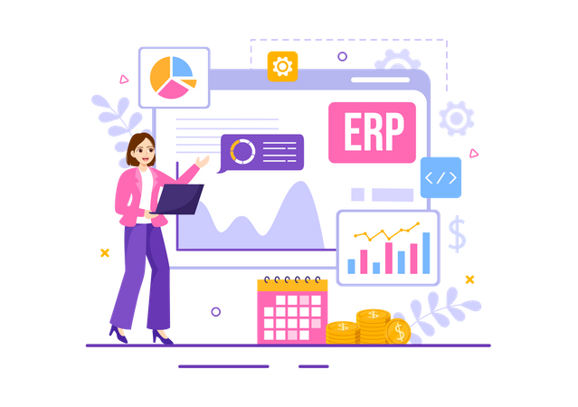 ERP  일러스트레이션