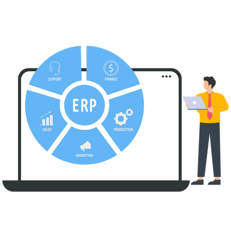 ERP planning  Illustration