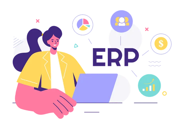 Erp System  Illustration