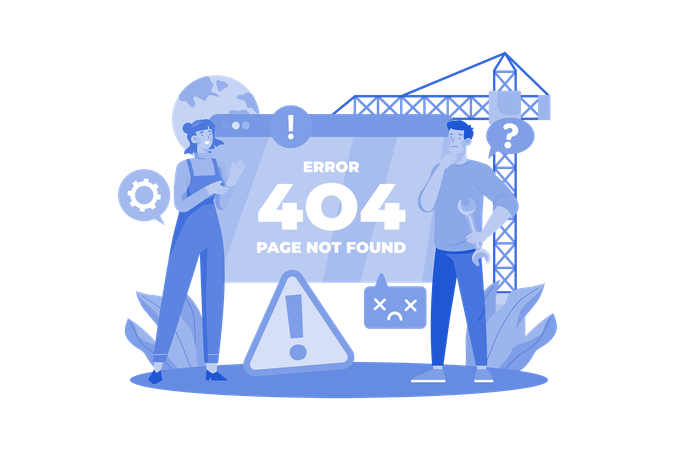 Erreur 404  Illustration