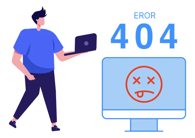 Erreur 404  Illustration