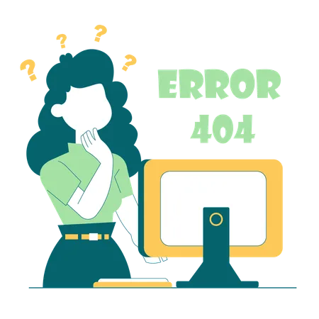 Erreur 404  Illustration