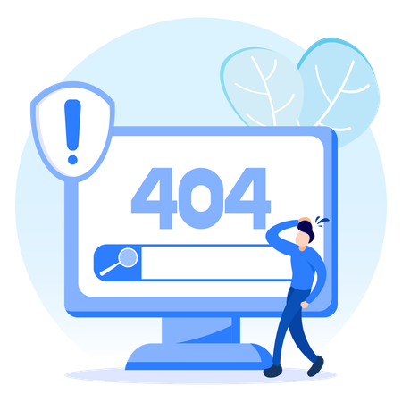 Erreur 404  Illustration