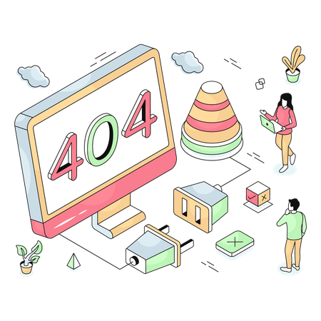 Erreur 404  Illustration