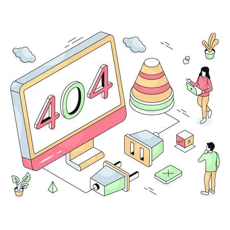 Erreur 404  Illustration