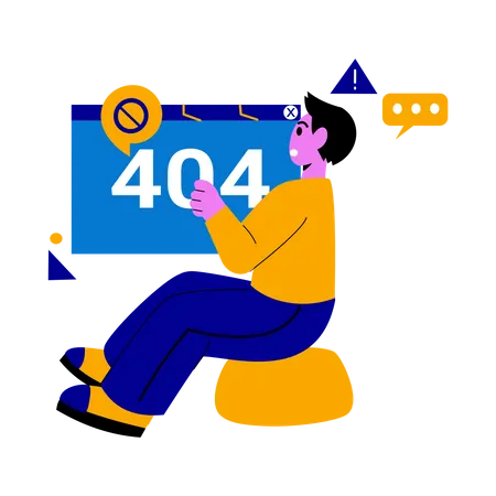 Erreur 404  Illustration