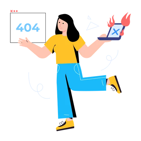 Erreur 404  Illustration