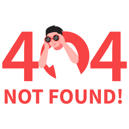 Erreur 404  Illustration