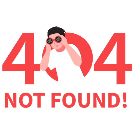 Erreur 404  Illustration