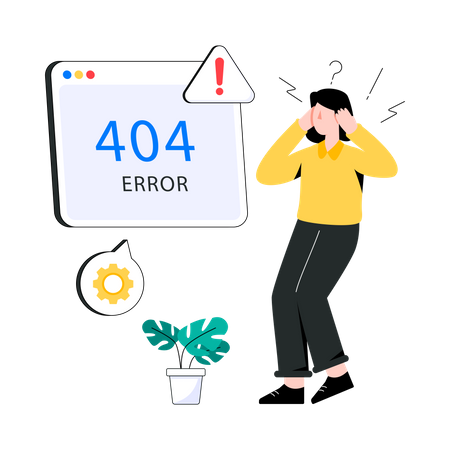 Erreur 404  Illustration