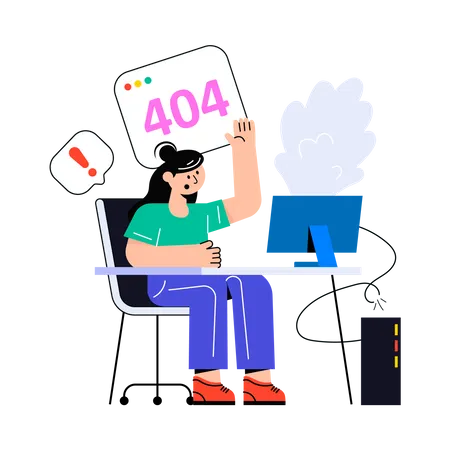 Erreur 404  Illustration