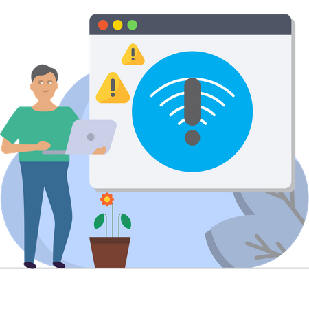 Erreur de connectivité  Illustration