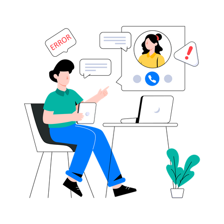 Erreur de discussion  Illustration