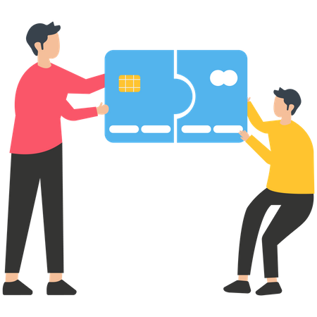 Erreur de paiement par carte de crédit  Illustration