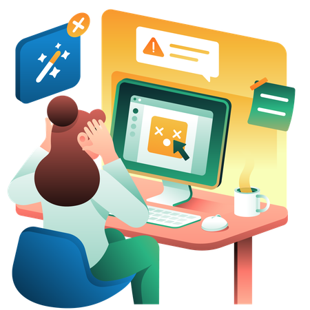 Erreur informatique  Illustration