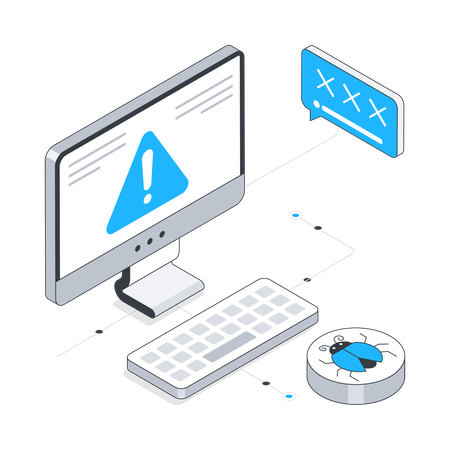 Erreur de logiciel  Illustration