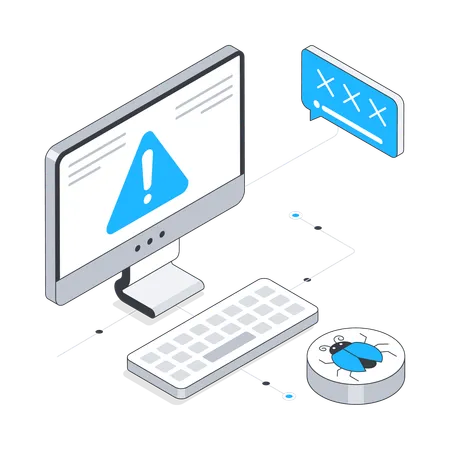 Erreur de logiciel  Illustration