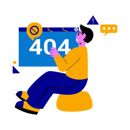 Error 404 Illustration