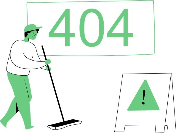 Error 404 Illustration