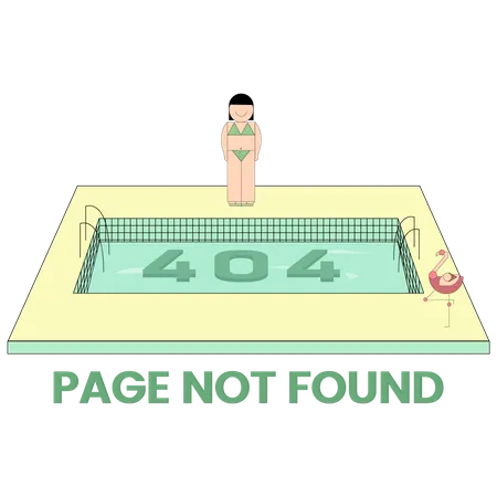 Error 404  Ilustración