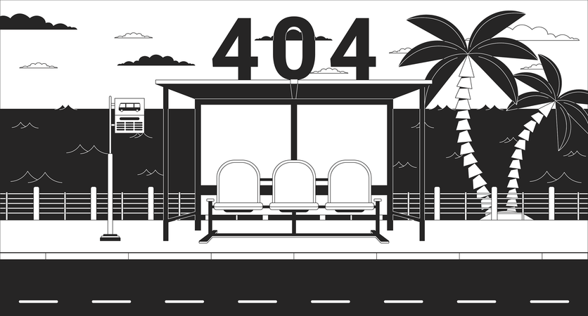 Error 404  Illustration