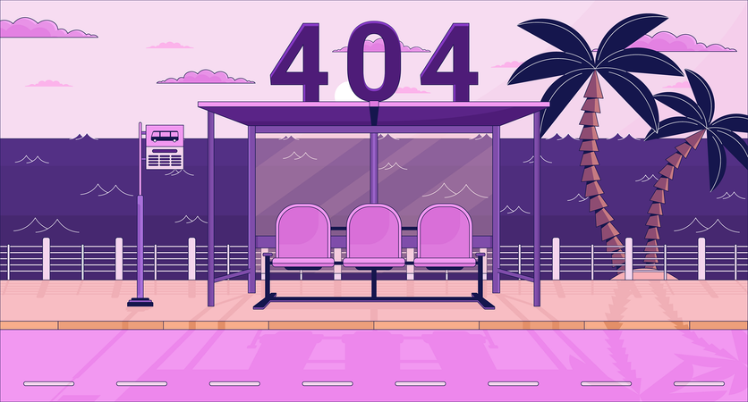 Error 404  Illustration