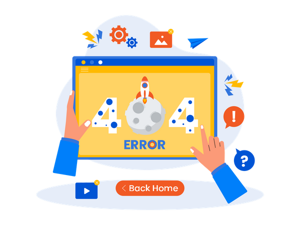 Error 404  Illustration