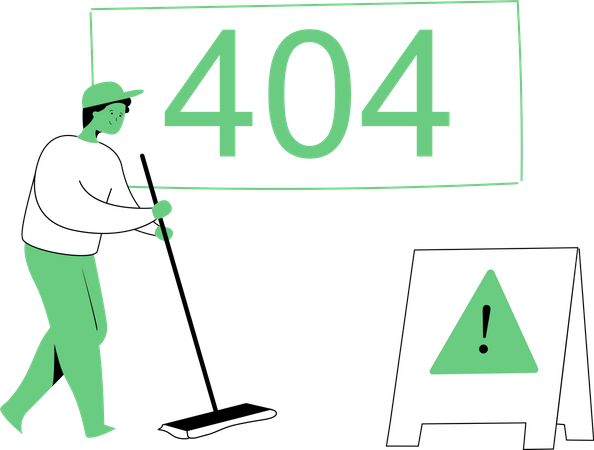 Error 404  Illustration